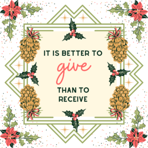 Read more about the article GENEROSITY